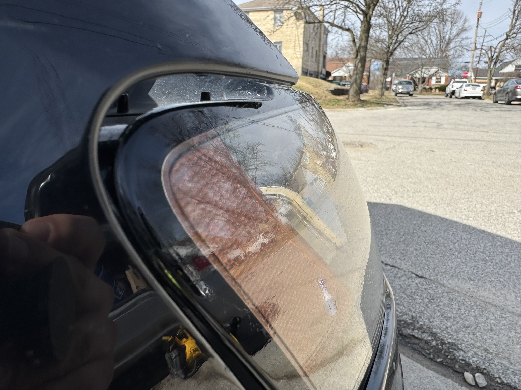After: restored, clear headlight